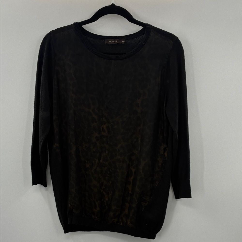 3For$20 The Limited Black Knit Crewneck Sweater size M